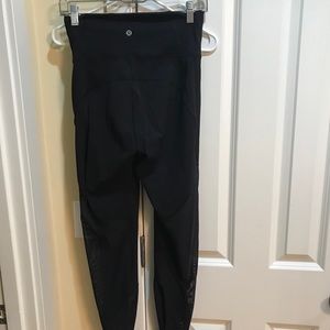 Black lululemon leggings high rise